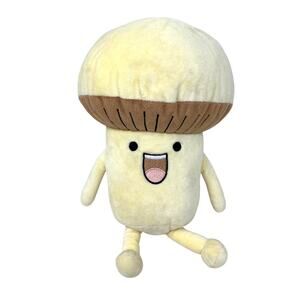 Makeship Mushroom Movie Silly Shroomans 11" Plush Yellow Fungus Kawaii Toy